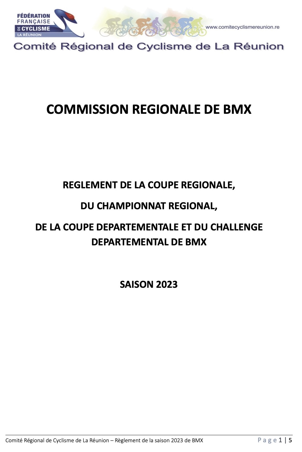 rglement BMX 2023