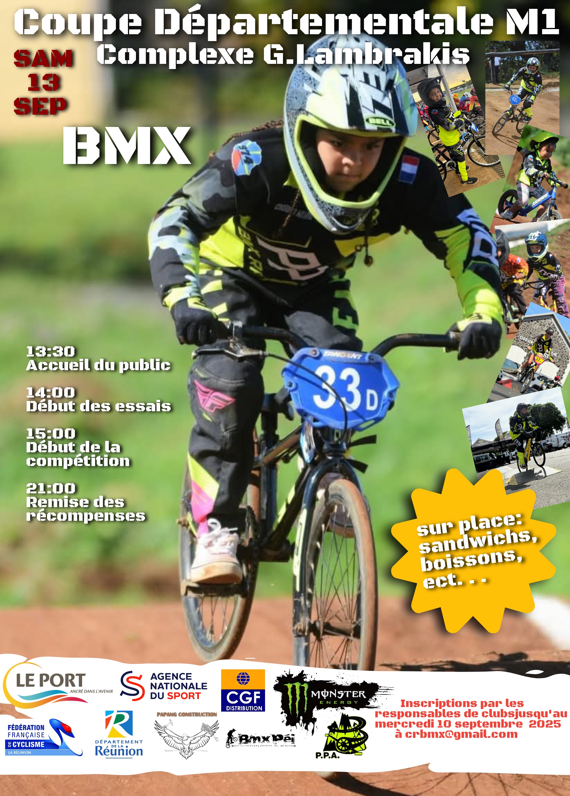 Le programme de la manche 1 organise par la PPA