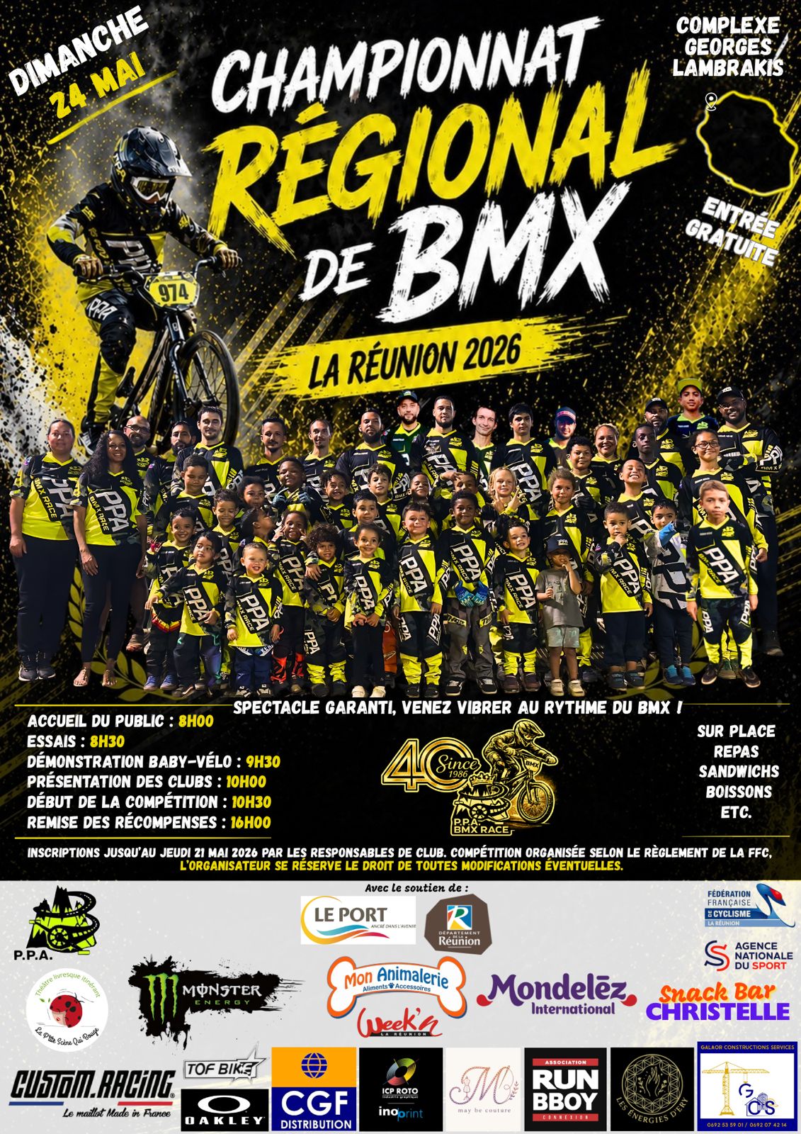 Affiche PPA - Championnat R�gional BMX 2026