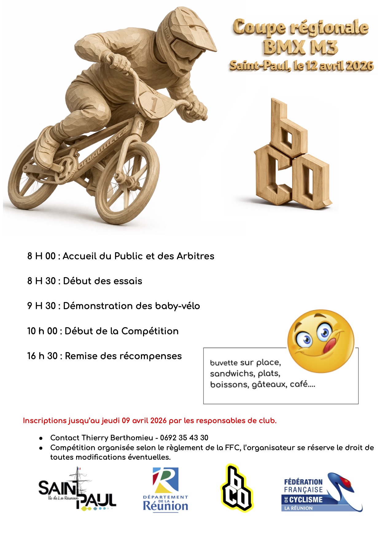 Affiche M3 BCO - Coupe R�gionale 2026